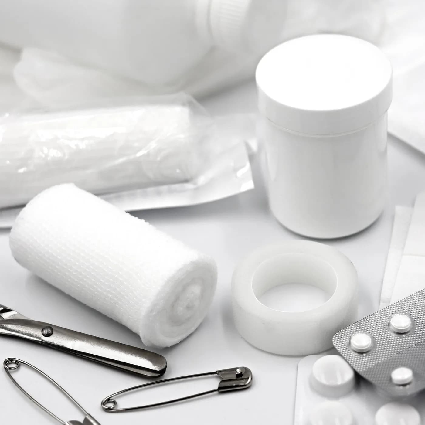 Assorted Adhesive Plasters — Wound care
